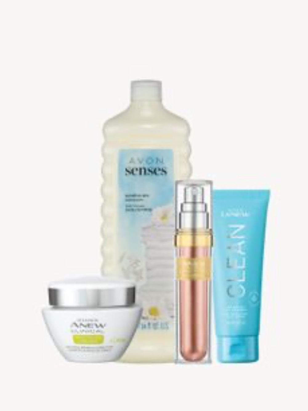 Avon Women’s Skincare Set — Blue & White
